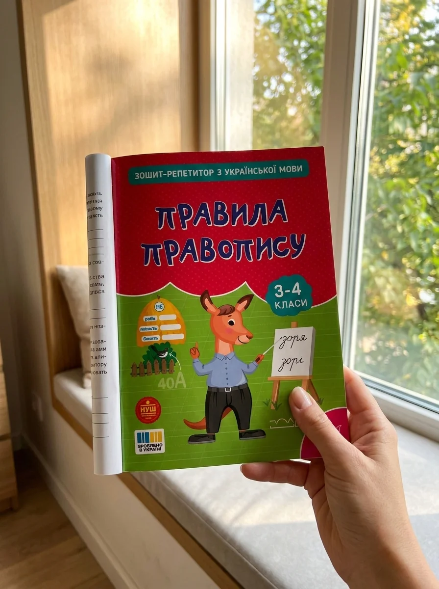 Зошит-репетитор з української мови. 3-4 класи. Правила правопису — фото 2