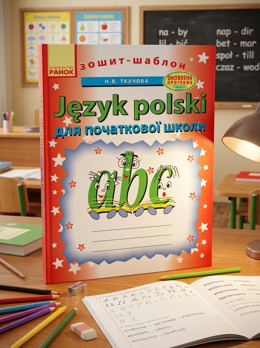 Зошит-шаблон з польської мови. Для початкової школи — Вивчення мов