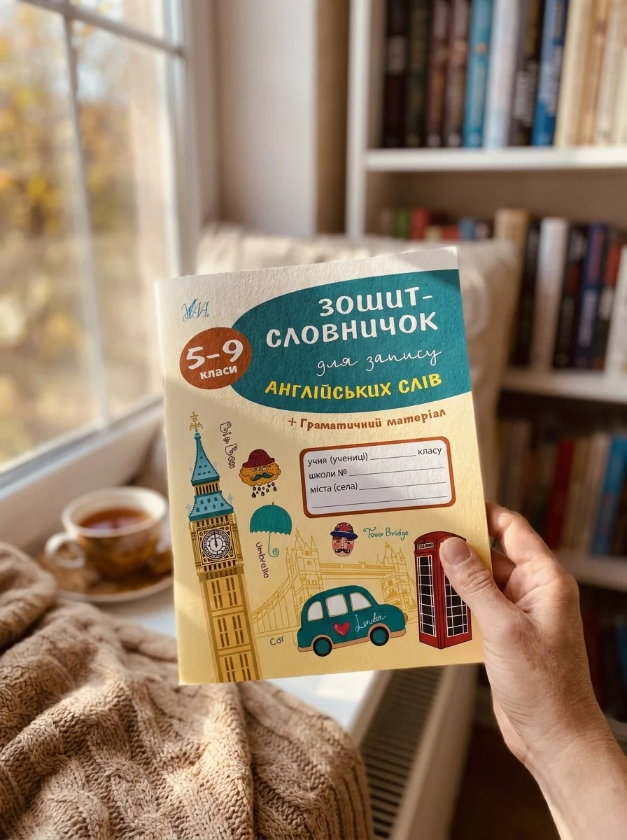 Зошит-словничок для запису англійських слів. 5-9 класи — Підготовка до школи
