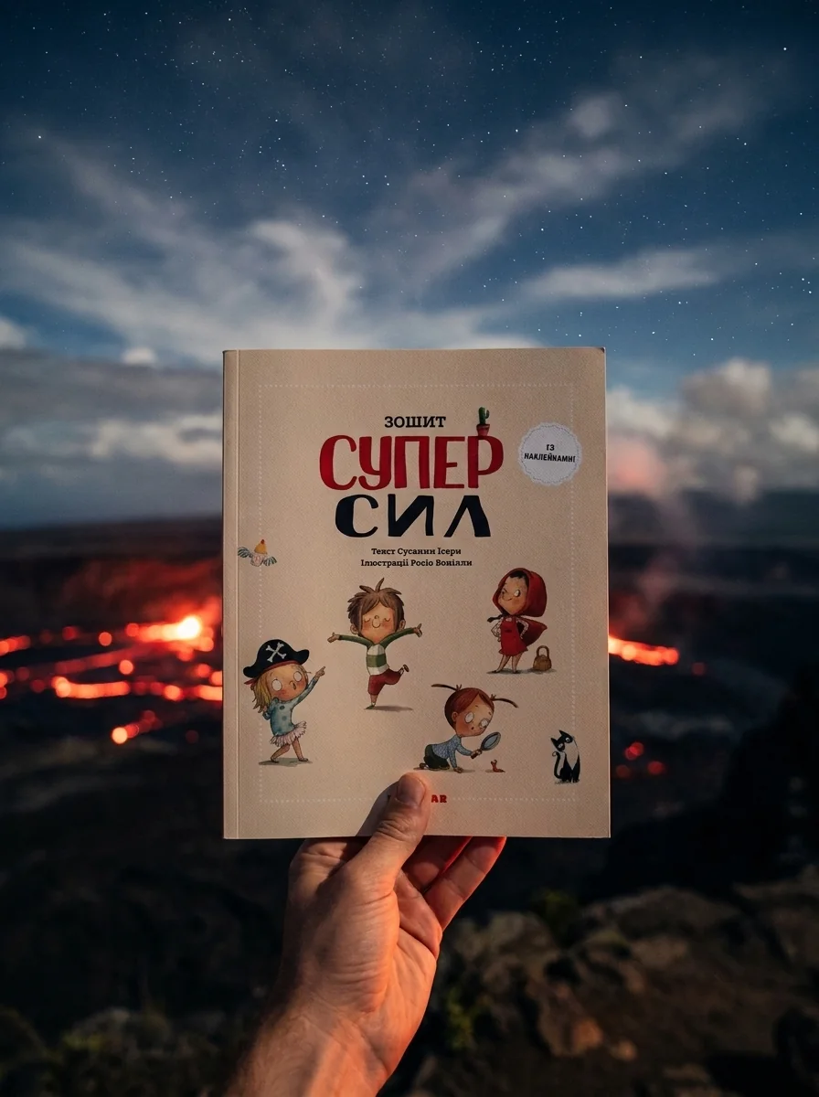 Зошит Суперсил — Сусанна Ісерн, обкладинка