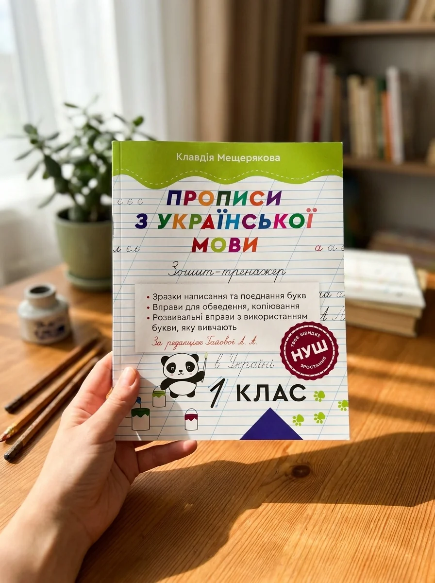 Зошит-тренажер. Прописи з української мови. 1 клас — Книги для школи