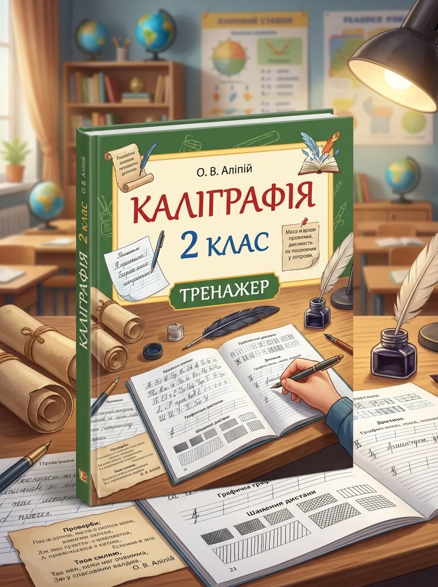 Зошит з каліграфії. 2 клас