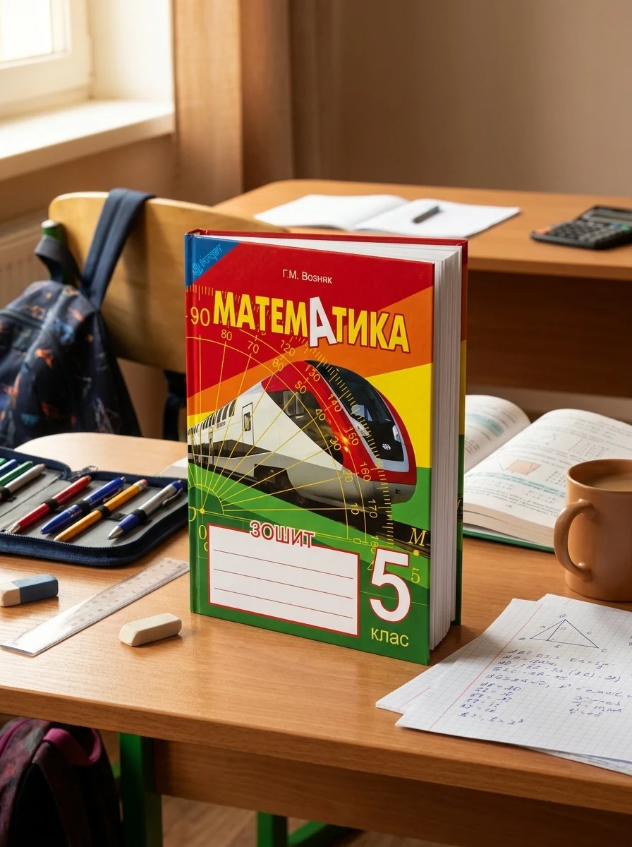 Зошит з математики. 5 клас (2-ге видання, доповнене і перероблене) — Дитяча література