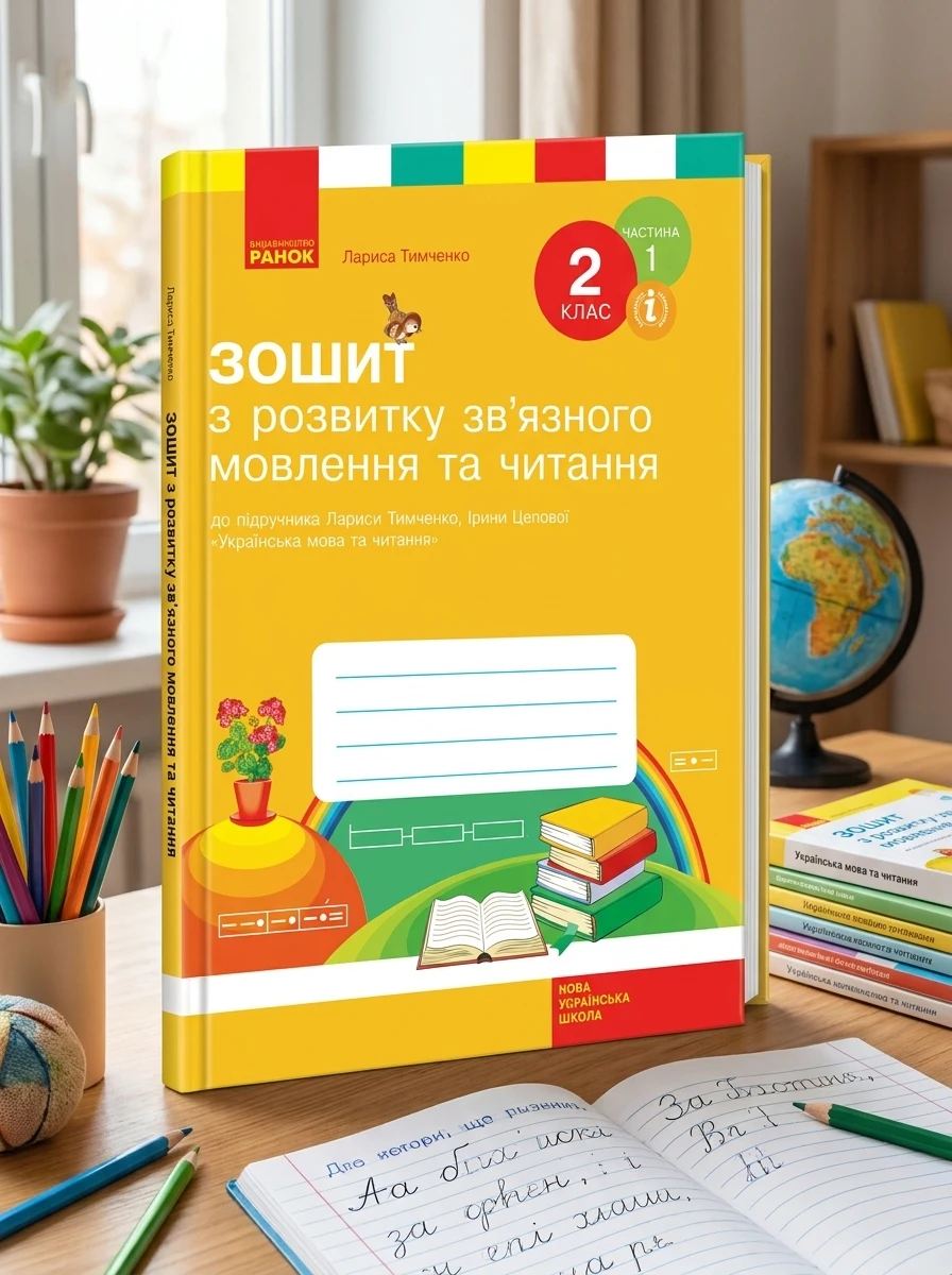 Зошит з розвитку зв’язного мовлення та читання. 2 клас. Частина 1