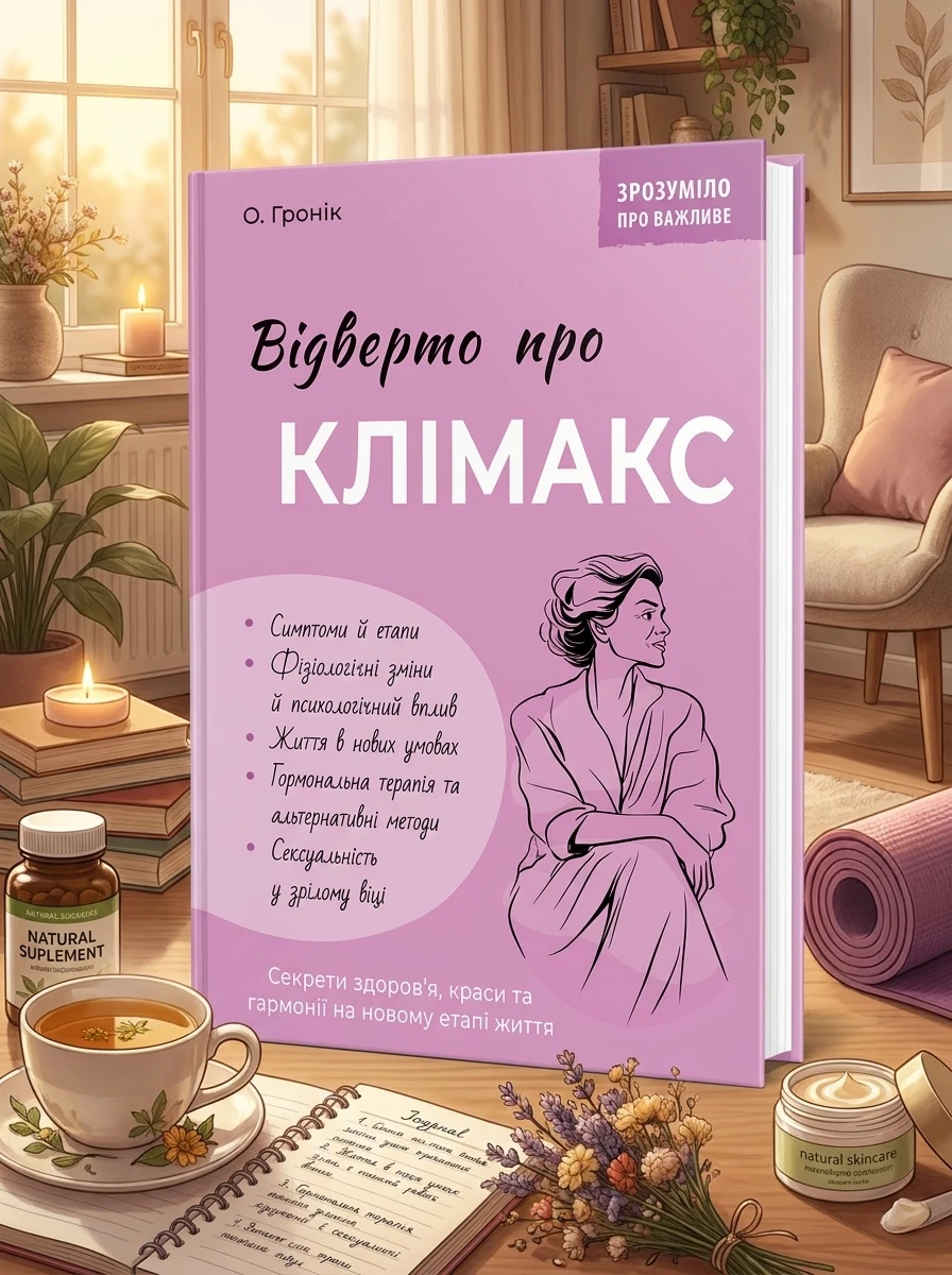 Зрозуміло про важливе. Відверто про клімакс — Олег Гронік, обкладинка