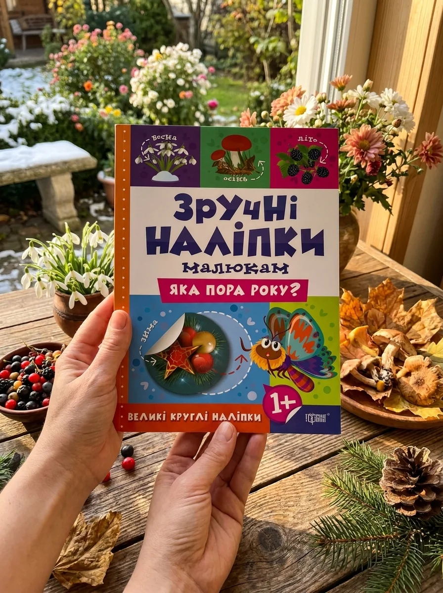 Зручні наліпки. Яка пора року? — Дитяча література