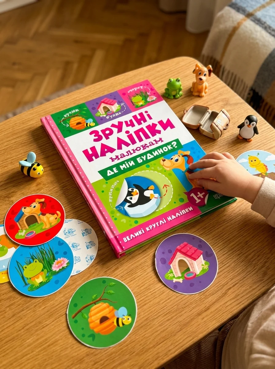 Зручні наліпки малюкам. Де мій будинок? — фото 2