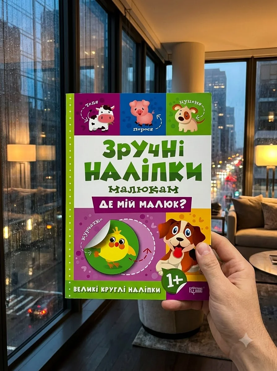 Зручні наліпки малюкам. Де мій малюк? — Дитяча література