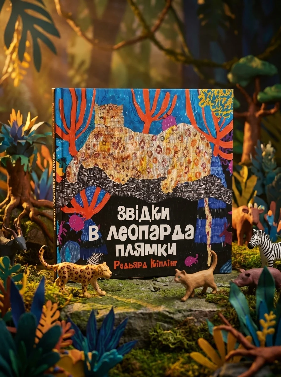 Звідки в леопарда плями — Дитяча література