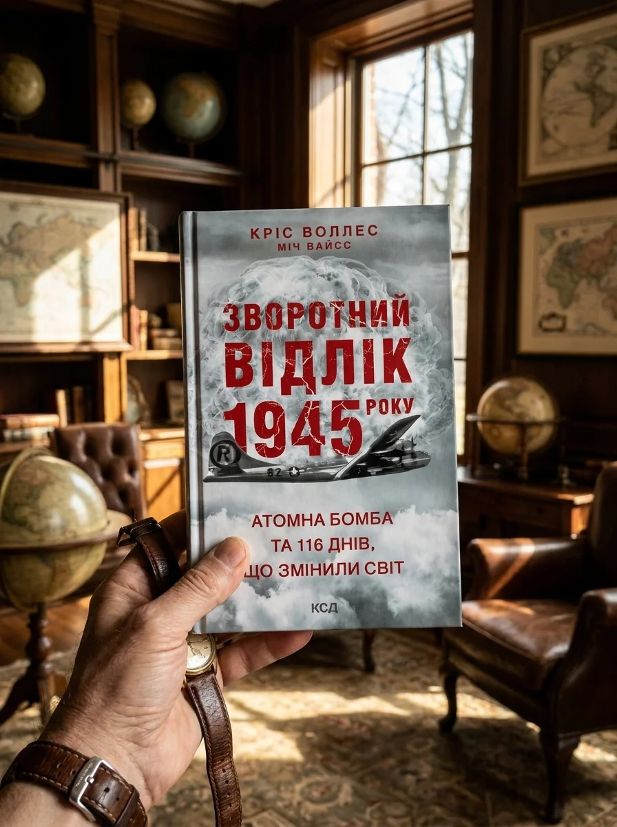 Зворотний відлік 1945 року: атомна бомба та 116 днів, що змінили світ — Воллес Кріс, обкладинка