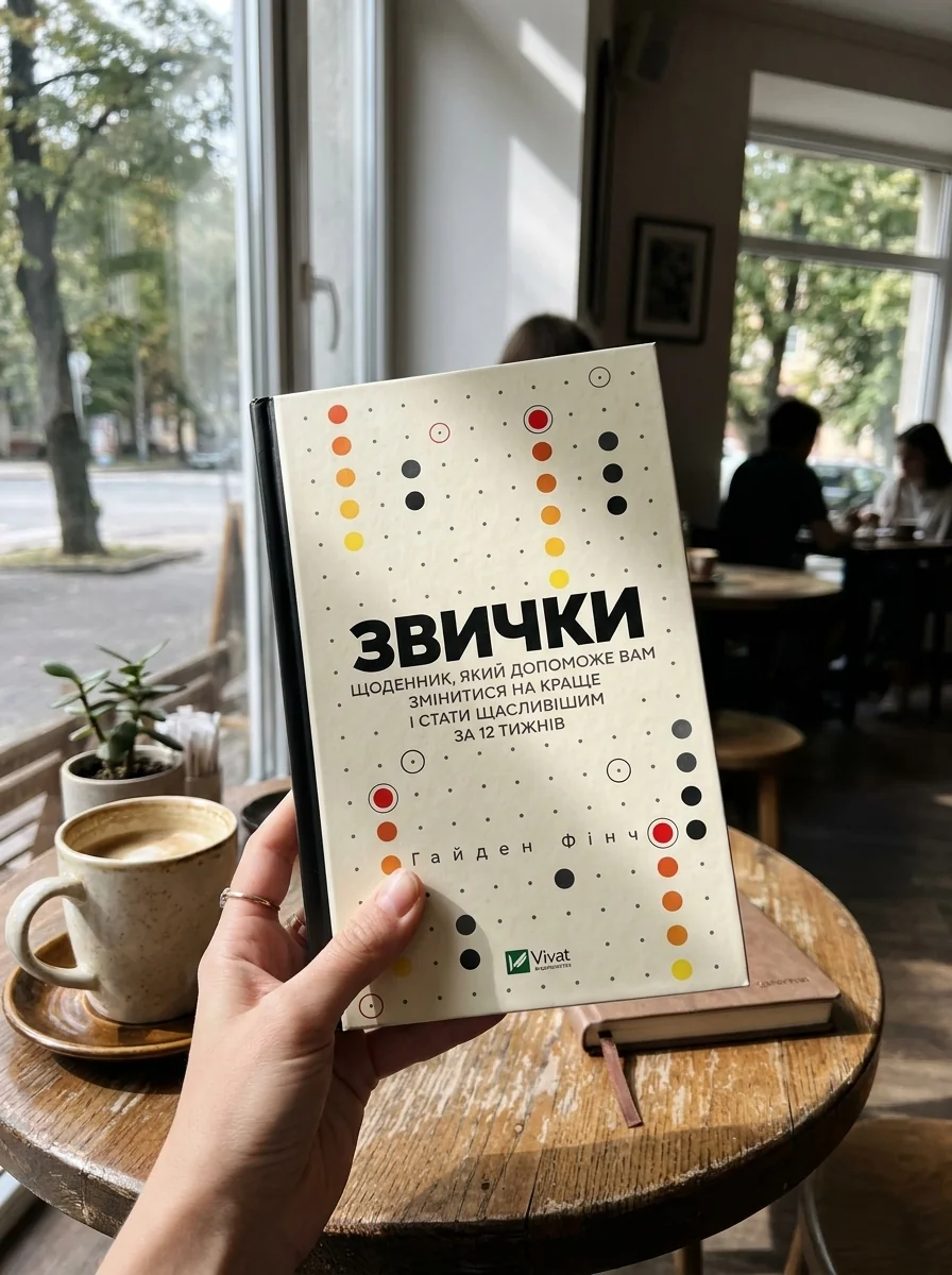 Звички. Щоденник, який допоможе вам змінитися на краще і стати щасливішим за 12 тижнів — Гайден Фінч, обкладинка