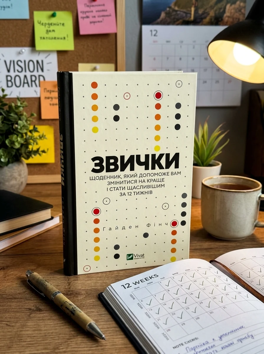 Звички. Щоденник, який допоможе вам змінитися на краще і стати щасливішим за 12 тижнів