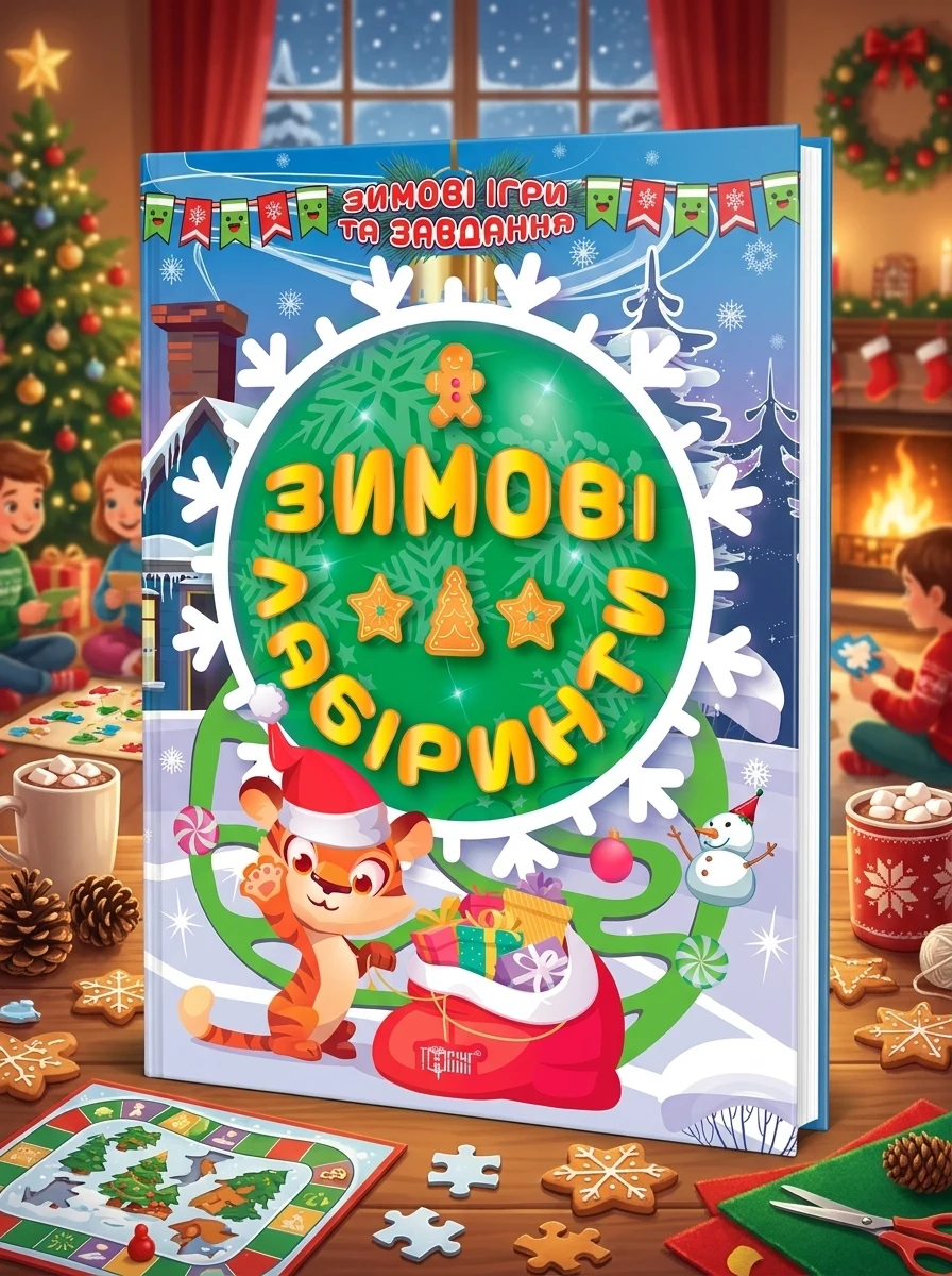 Зимові ігри та завдання. Зимові лабіринти — Дитяча література