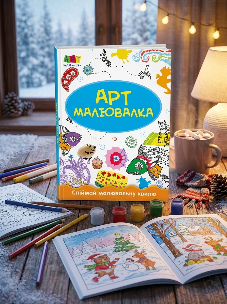 Зимові розваги. Арт-малювалка — Дитяча література