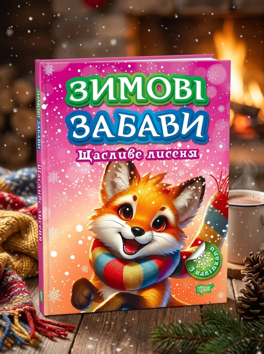 Зимові забави. Щасливе лисеня — Дитяча література