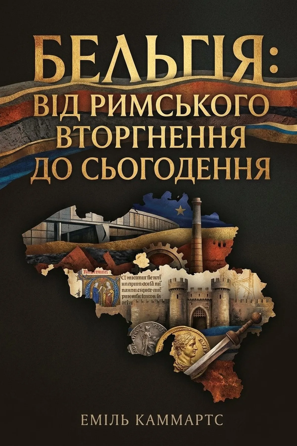 Бельгія: від римського вторгнення до сьогодення — Еміль Каммартс, обкладинка