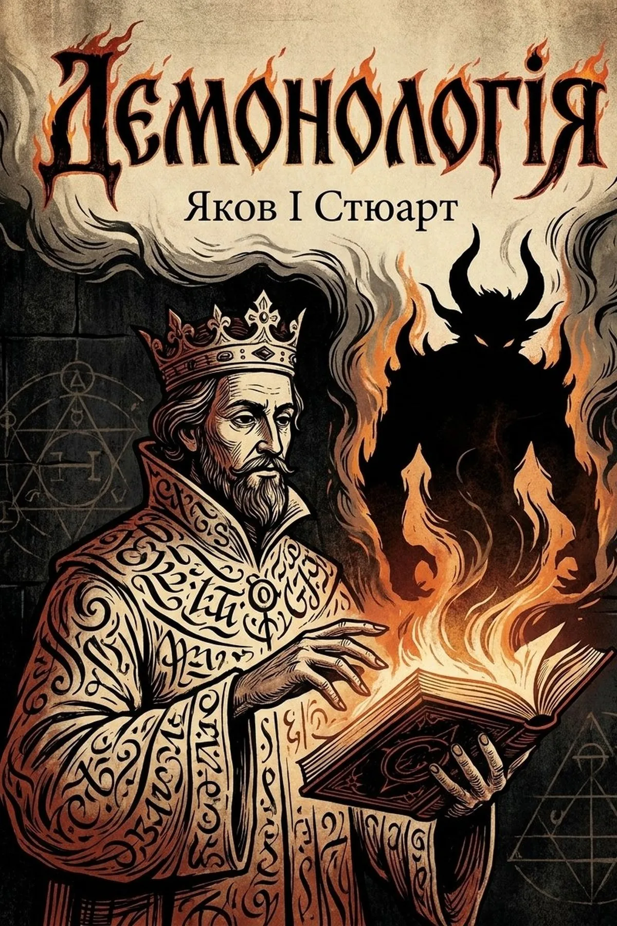 Демонологія — Яков I Стюарт, обкладинка