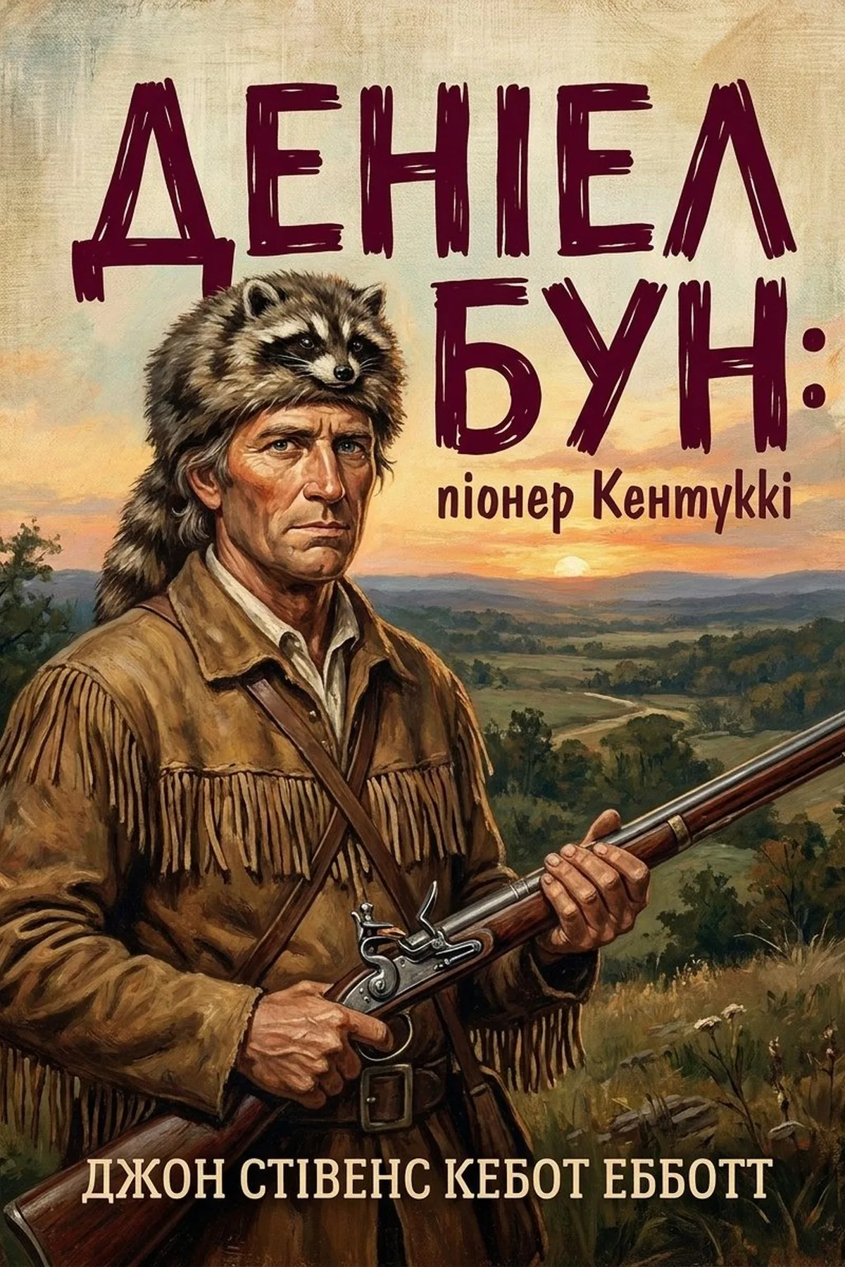 Деніел Бун: піонер Кентуккі — Джон Стівенс Кебот Ебботт, обкладинка