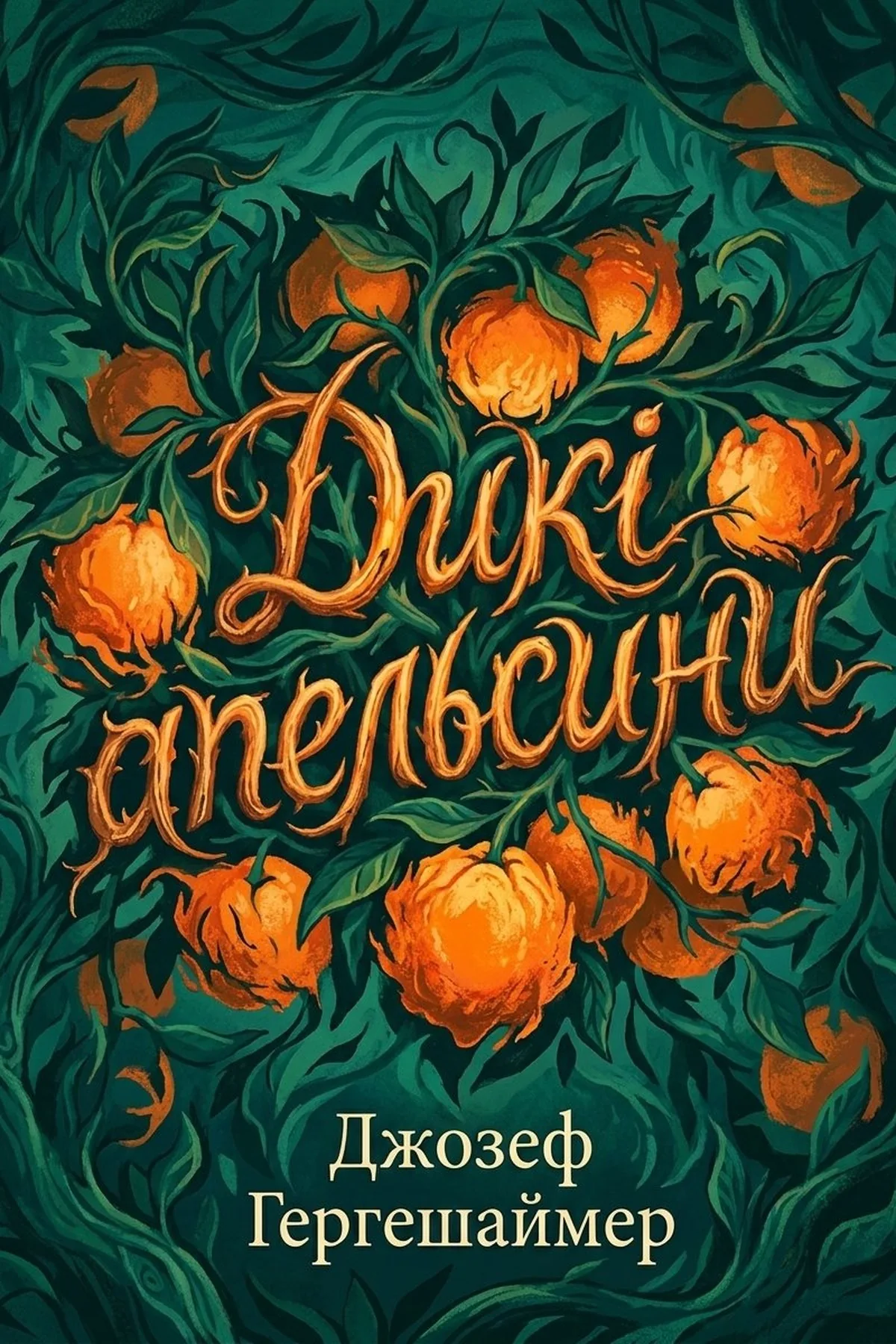 Дикі апельсини — Джозеф Гергешаймер, обкладинка