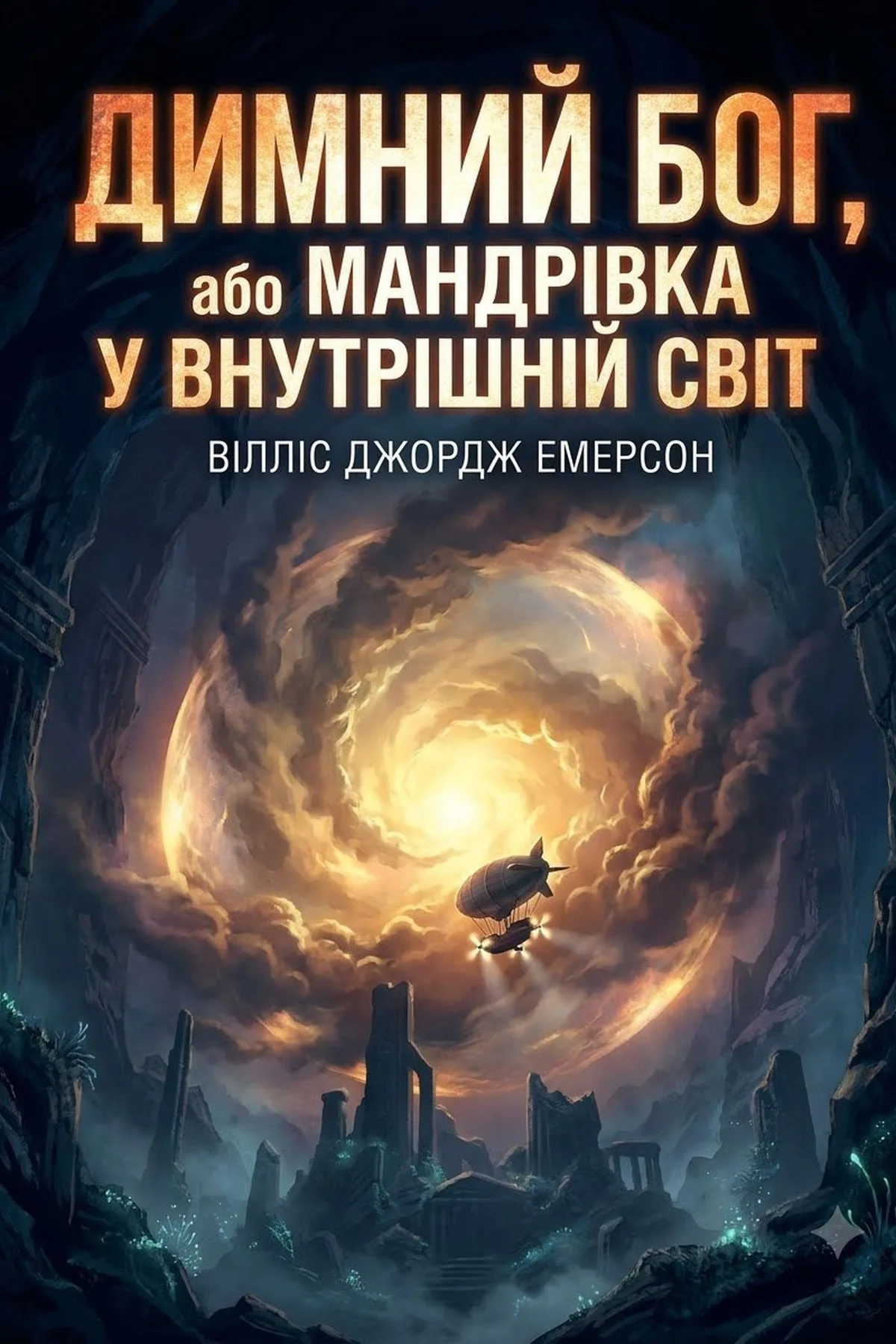 Димний Бог, або Мандрівка у Внутрішній Світ — Вілліс Джордж Емерсон, обкладинка