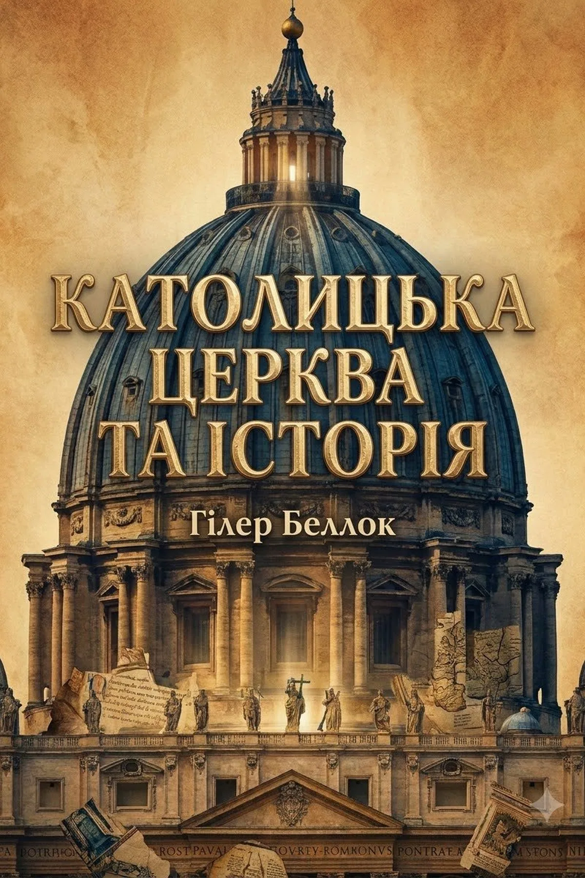 Католицька церква та історія — Гілер Беллок, обкладинка