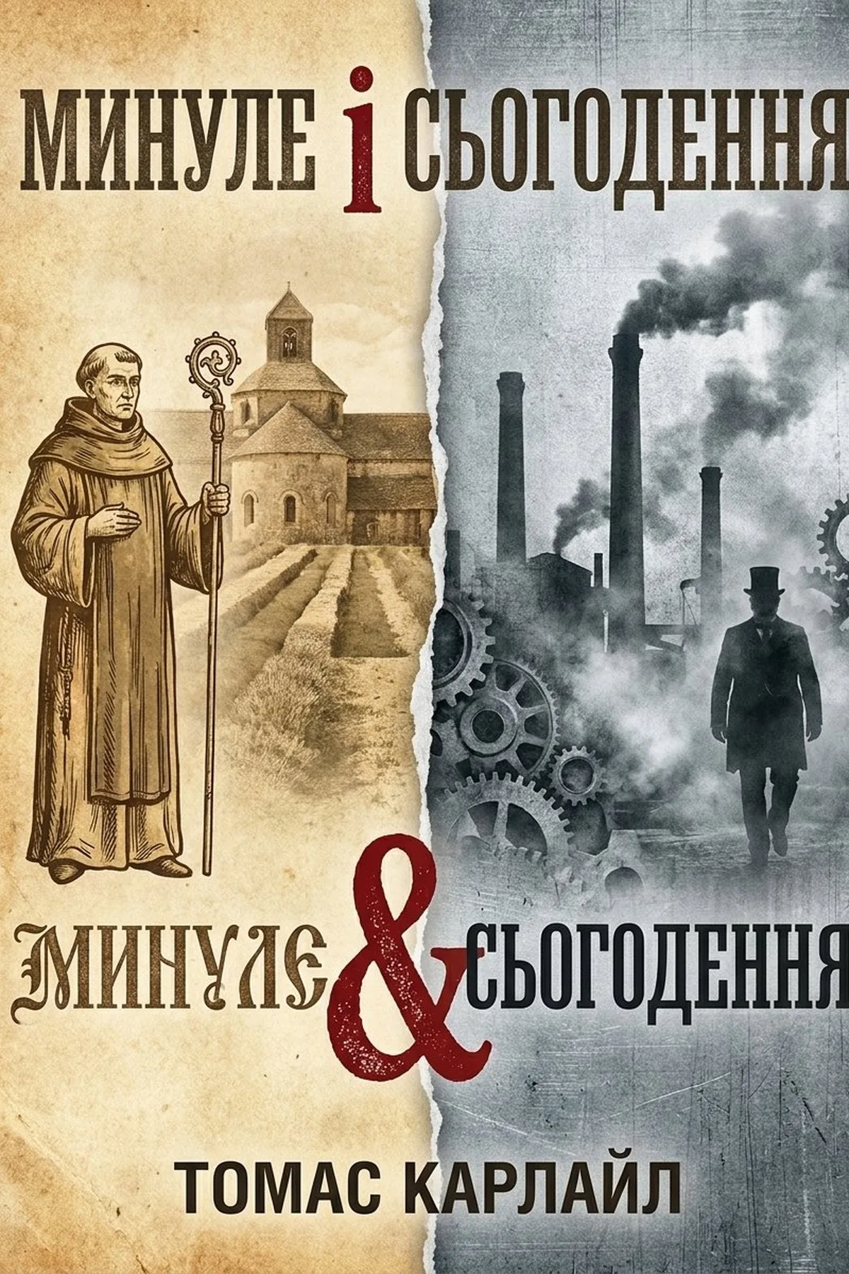 Минуле і сьогодення — Томас Карлайл, обкладинка