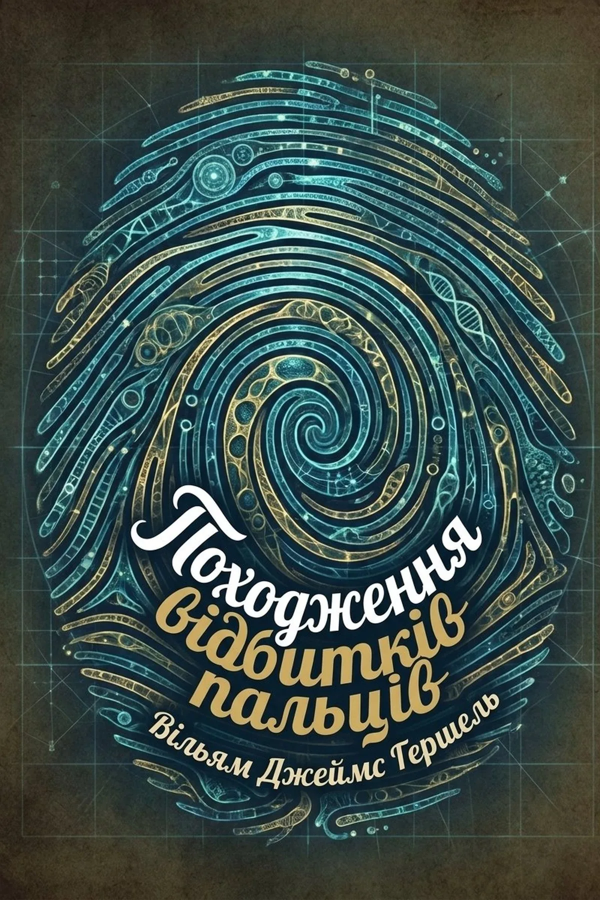 Походження відбитків пальців — Вільям Джеймс Гершель, обкладинка