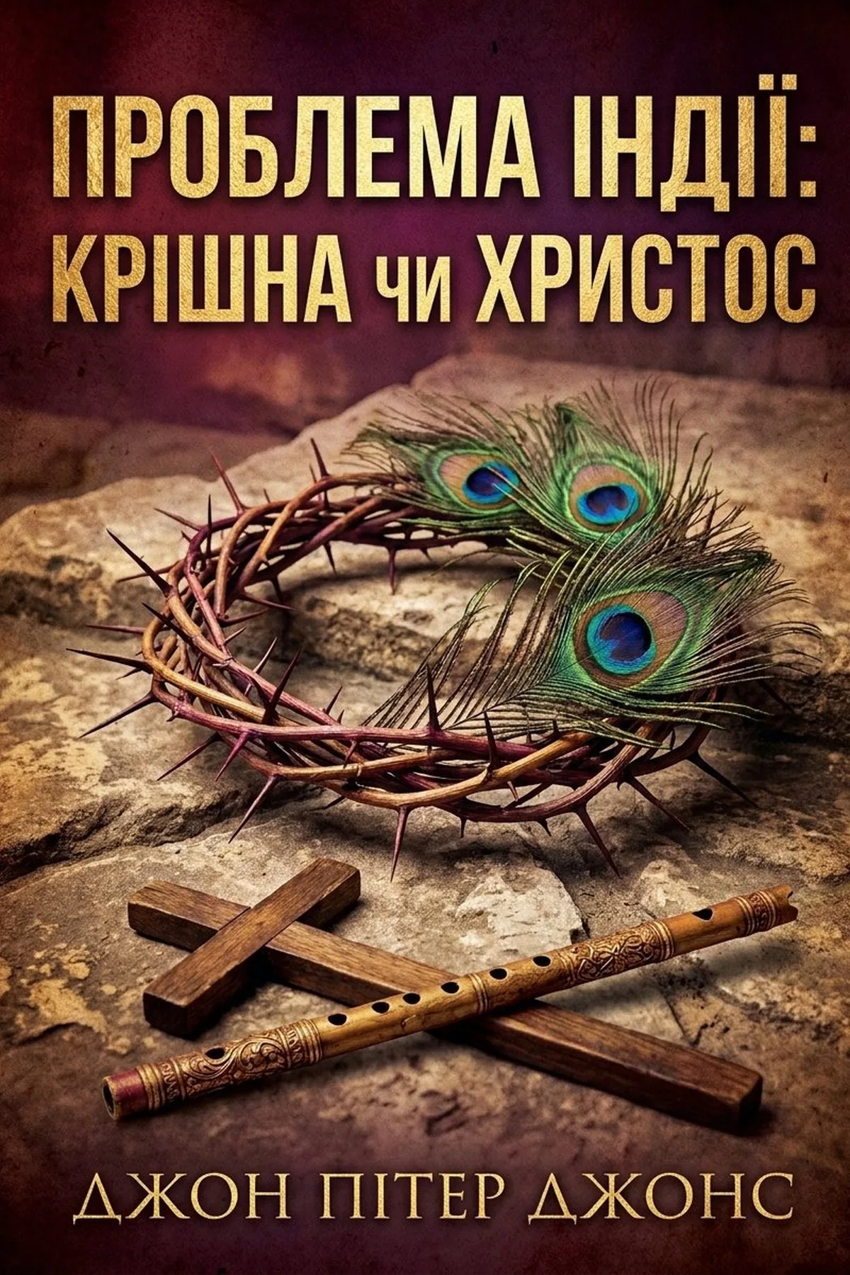 Проблема Індії: Крішна чи Христос — Джон Пітер Джонс, обкладинка