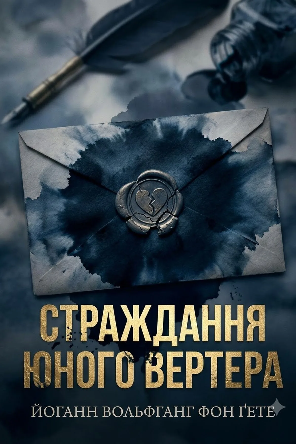 Страждання юного Вертера — Йоганн Вольфганг фон Ґете, обкладинка