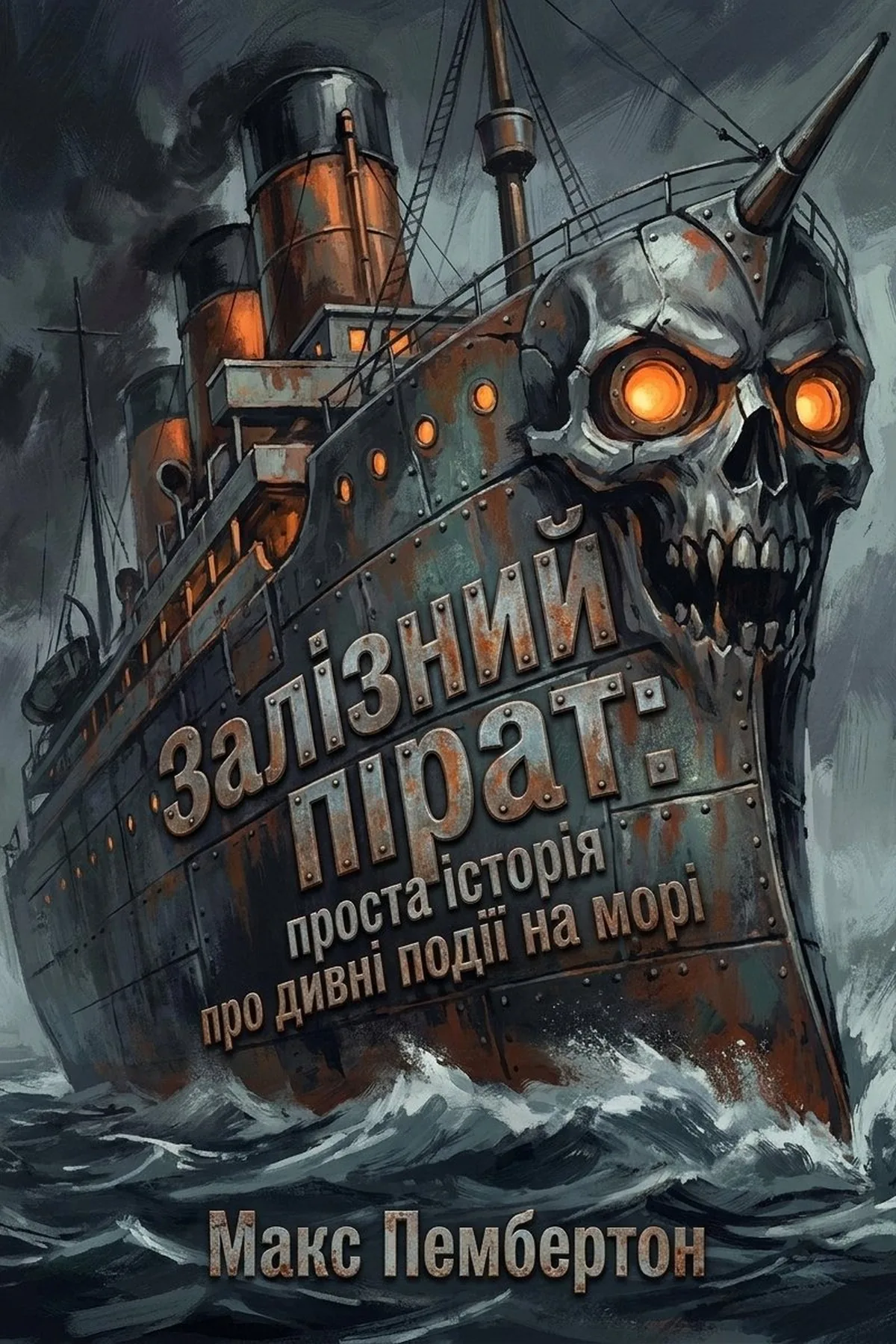 Залізний пірат: проста історія про дивні події на морі — Макс Пембертон, обкладинка